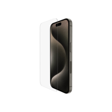 Belkin , ScreenForce Pro , UltraGlass2 Anti-Microbial Screen Protector , Apple , For iPhone 15 Pro , Glass , Transparent , Clear Screen Protector