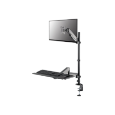 Neomounts Desk Mount , DS90-325BL1 Sit-stand workstation desk , Adjustable Height, Rotate, Tilt, Swivel , 17-32 , Maximum weight (capacity) 9 kg , Black