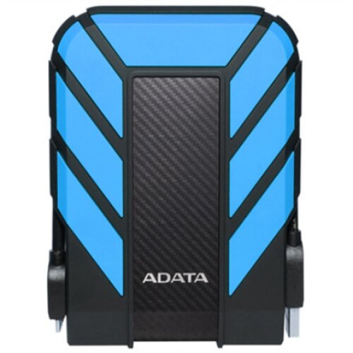 ADATA HD710P 2000 GB USB 3.1 (backward compatible with USB 2.0) Blue HD710 Pro dust and water proof ratings apply only when the USB port cover is firmly closed.Plastic/Anti-shock Silicone