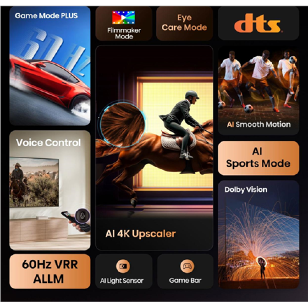 Hisense 65A6Q , 65 , Smart TV , VIDAA Smart OS , UHD , Black