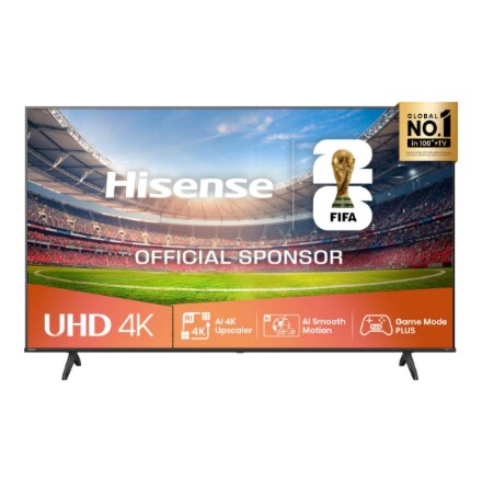 Hisense 65A6Q , 65 , Smart TV , VIDAA Smart OS , UHD , Black