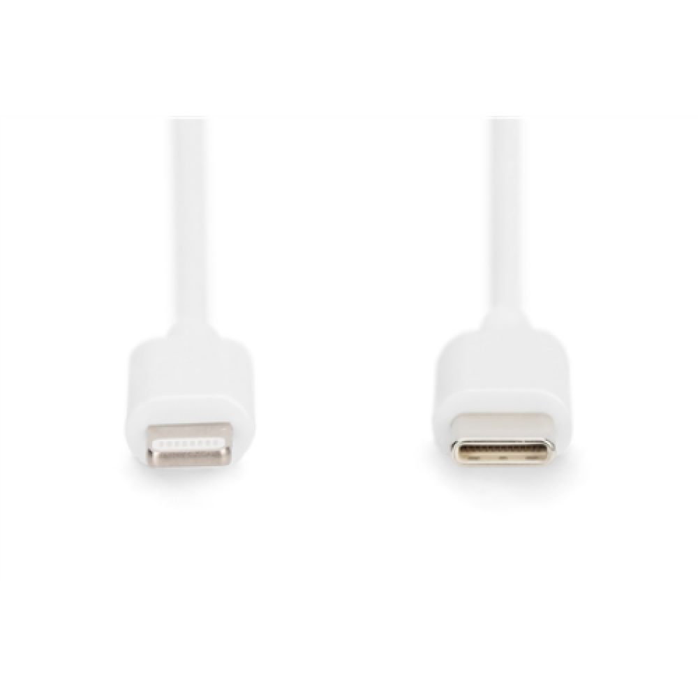 Digitus , Lightning to USB-C data/charging cable , DB-600109-020-W , USB-C to Lightning Apple Lightning 8-pin , USB C