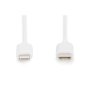 Digitus , Lightning to USB-C data/charging cable , DB-600109-020-W , USB-C to Lightning USB C