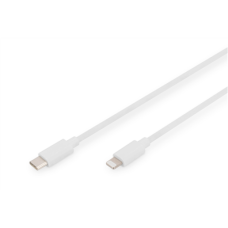 Digitus , DB-600109-020-W , USB-C to Lightning Apple Lightning 8-pin , USB C