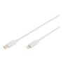 Digitus , DB-600109-020-W , USB-C to Lightning Apple Lightning 8-pin , USB C