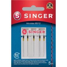 Singer , Microtex Needle 80/12 5PK