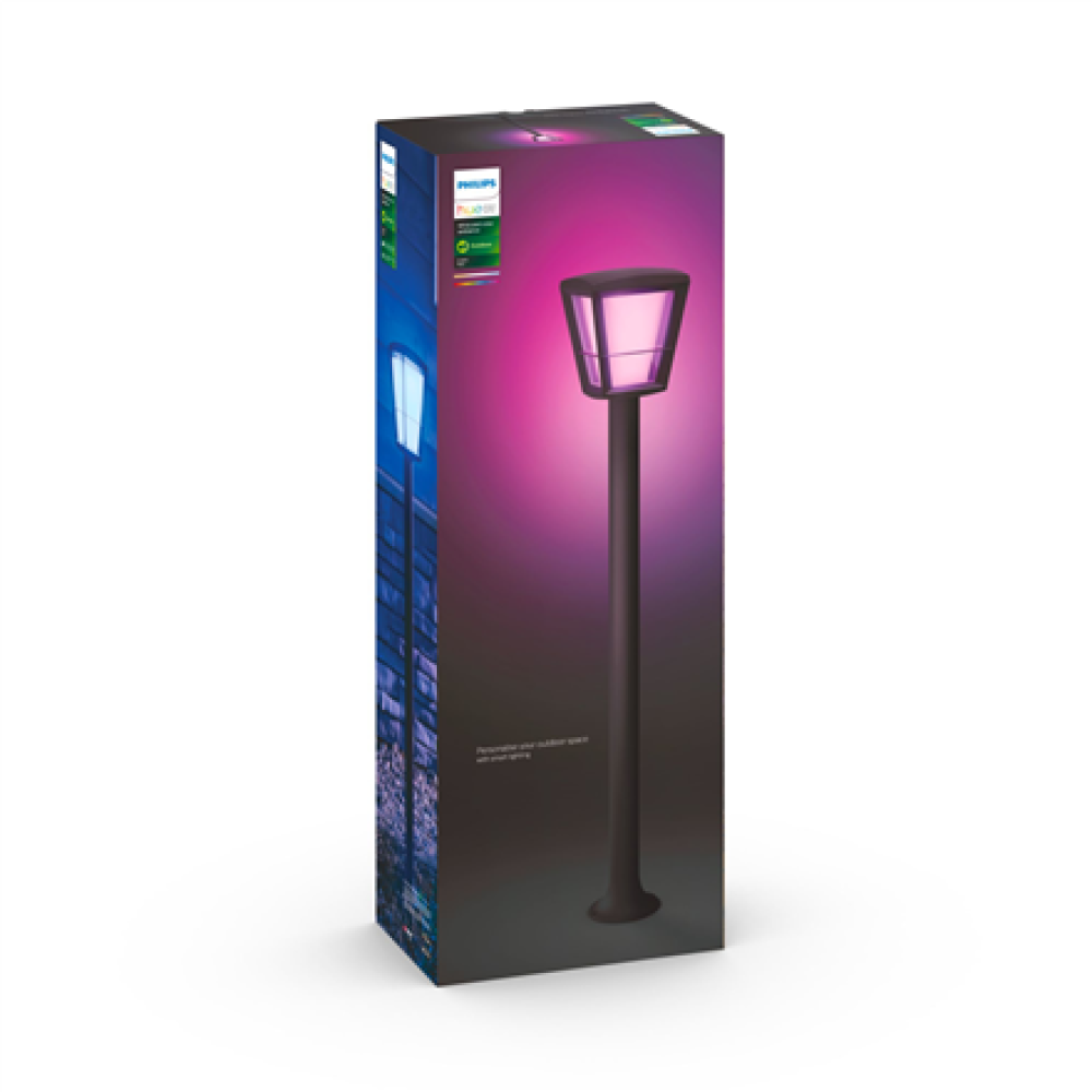Philips Hue WCA Econic Outdoor Post Lantern , 15 W , 2000-6500 Hue White Color Ambiance