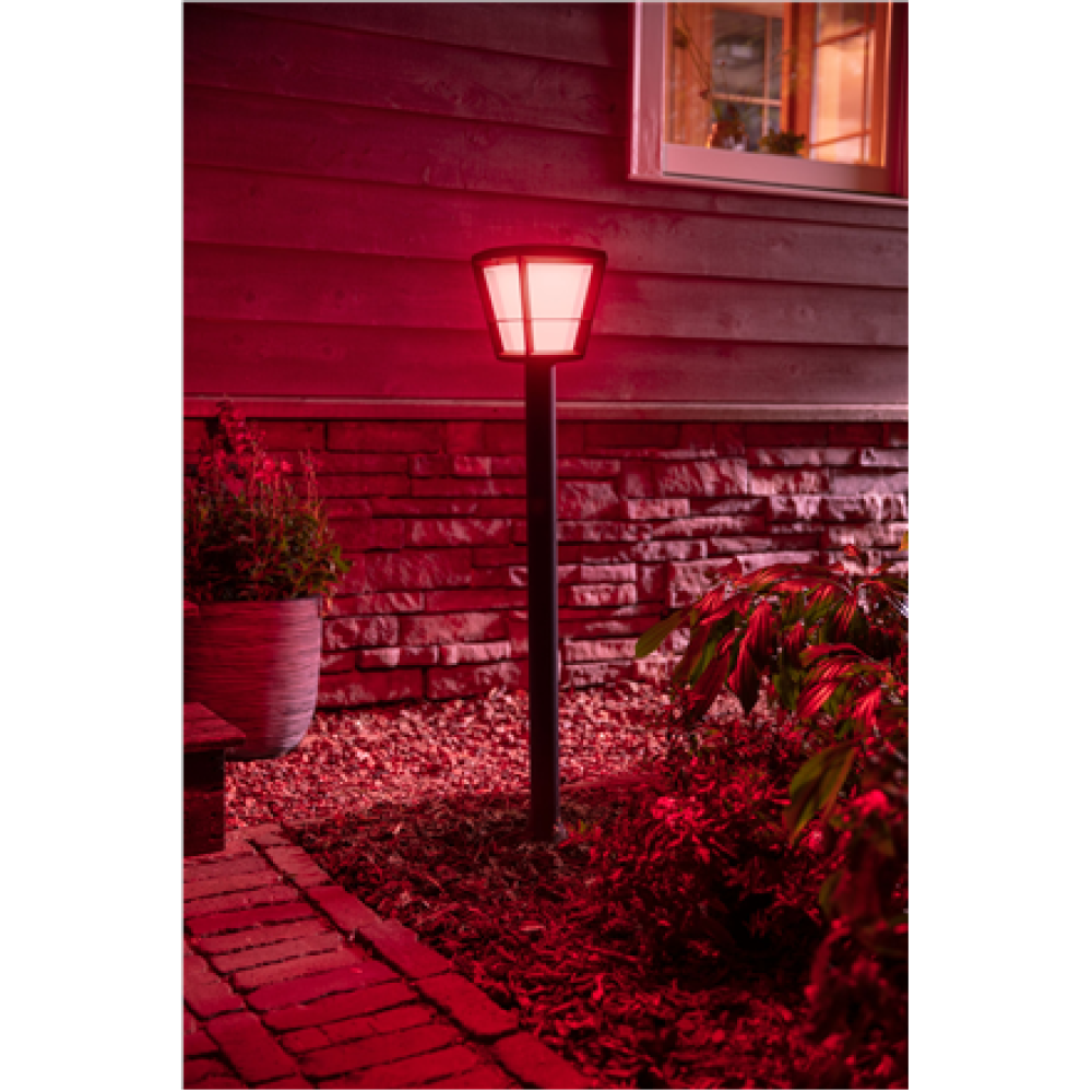 Philips Hue WCA Econic Outdoor Post Lantern , 15 W , 2000-6500 Hue White Color Ambiance