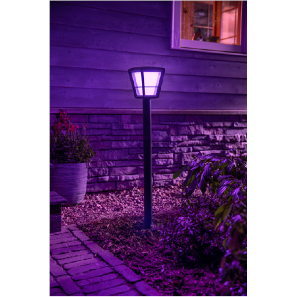 Philips Hue WCA Econic Outdoor Post Lantern , 15 W , 2000-6500 Hue White Color Ambiance