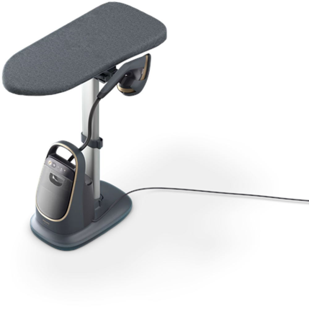 Philips 8500 Series All-in-One Ironing Solution , AIS8540/80 , Stand Steamer , 2200 W , 1.2 L , 90 g/min , Dark slate/Gold