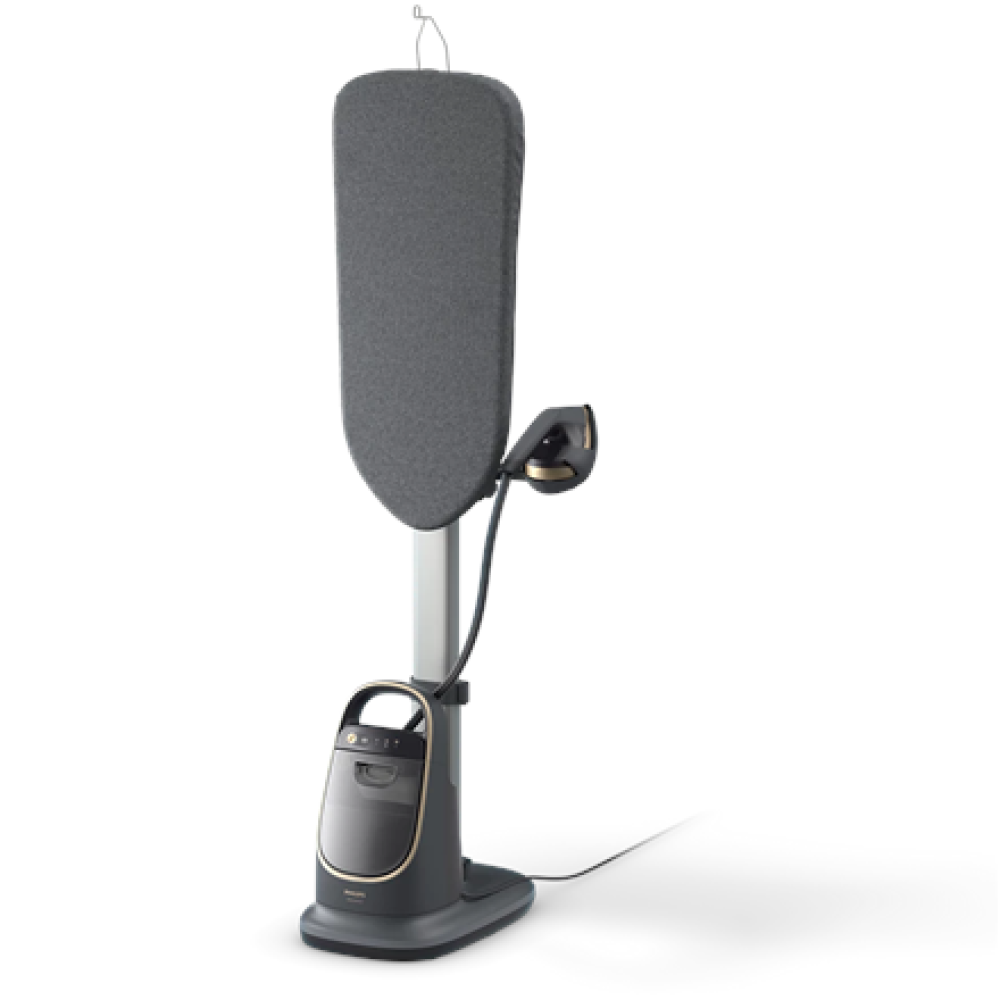 Philips 8500 Series All-in-One Ironing Solution , AIS8540/80 , Stand Steamer , 2200 W , 1.2 L , 90 g/min , Dark slate/Gold
