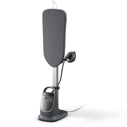 Philips 8500 Series All-in-One Ironing Solution , AIS8540/80 , Stand Steamer , 2200 W , 1.2 L , 90 g/min , Dark slate/Gold