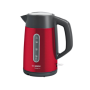 Bosch , Kettle , DesignLine TWK4P434 , Electric , 2400 W , 1.7 L , Stainless steel , 360° rotational base , Red/Black