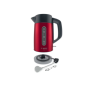 Bosch , Kettle , DesignLine TWK4P434 , Electric , 2400 W , 1.7 L , Stainless steel , 360° rotational base , Red/Black
