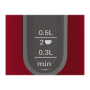 Bosch , Kettle , DesignLine TWK4P434 , Electric , 2400 W , 1.7 L , Stainless steel , 360° rotational base , Red/Black