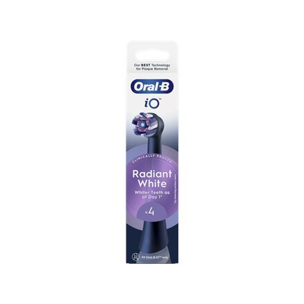 Oral-B , Replaceable toothbrush heads , iO Whitening , Heads , For adults , Number of brush heads included 4