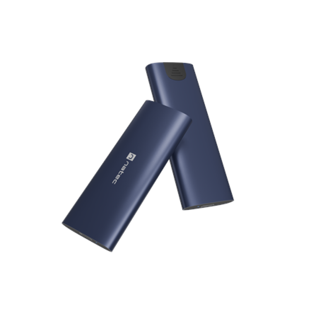 Natec , Rhino M.2 NVME Lite USB-C External, Gen 2 Steel Navy , Solid-state drive interface NVMe