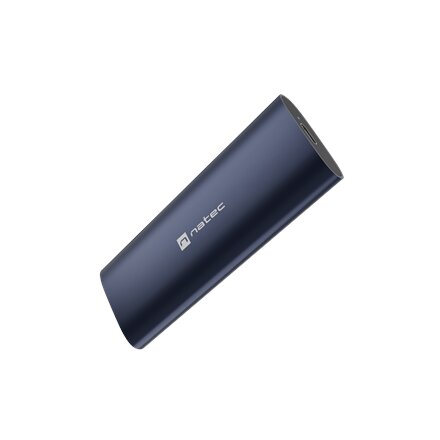 Natec , Rhino M.2 NVME Lite USB-C External, Gen 2 Steel Navy , Solid-state drive interface NVMe