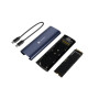 Natec , Rhino M.2 NVME Lite USB-C External, Gen 2 Steel Navy , Solid-state drive interface NVMe