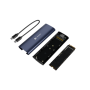 Natec , Rhino M.2 NVME Lite USB-C External, Gen 2 Steel Navy , Solid-state drive interface NVMe