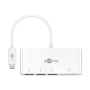 Goobay USB-C Multiport Adapter to 3x USB-A, Cardreader , 40759