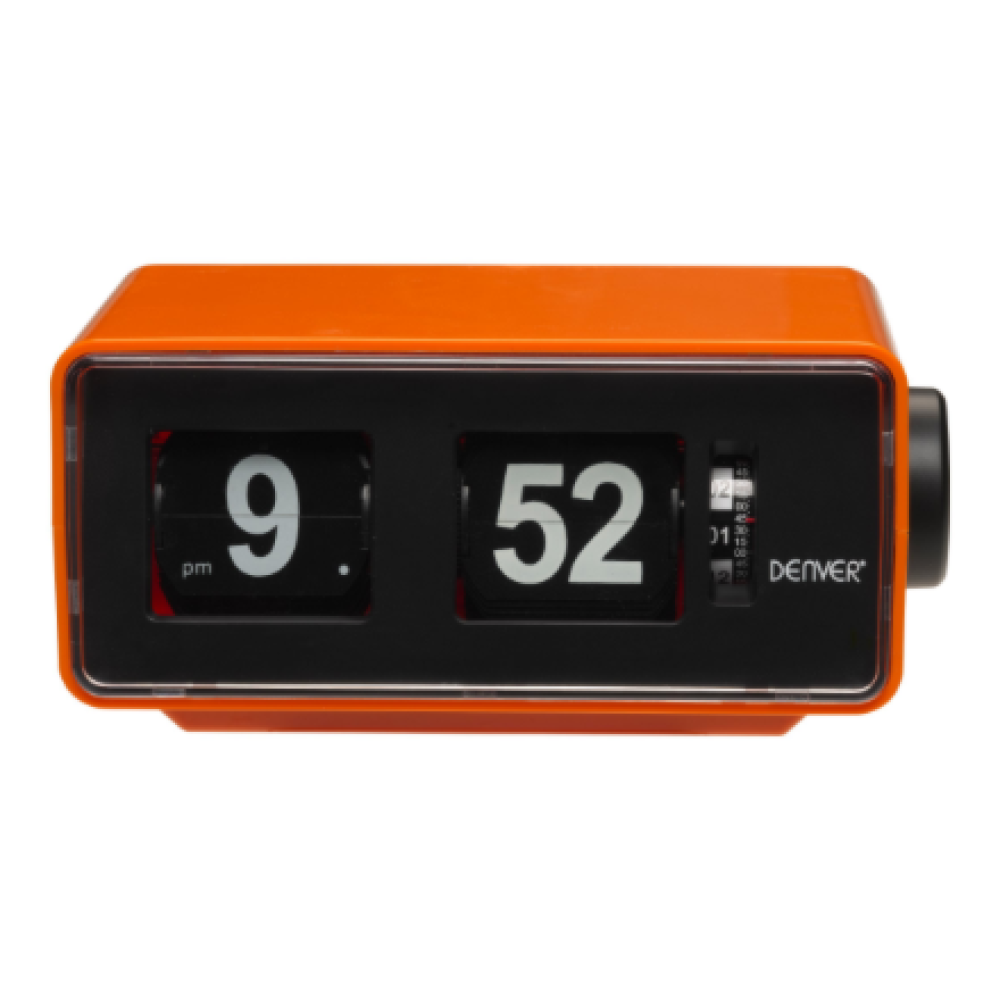 Denver CR-425 retro clock radio orange , Denver