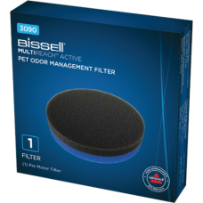 Bissell , Multireach Active Pet Odor Management Filter, Stick Vacuum Accessories , No ml , 1 pc(s) , Black