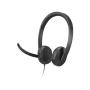 Lenovo Wired VoIP Headset 5000 (Teams) , Built-in microphone , USB Type-A, USB Type-C , Black