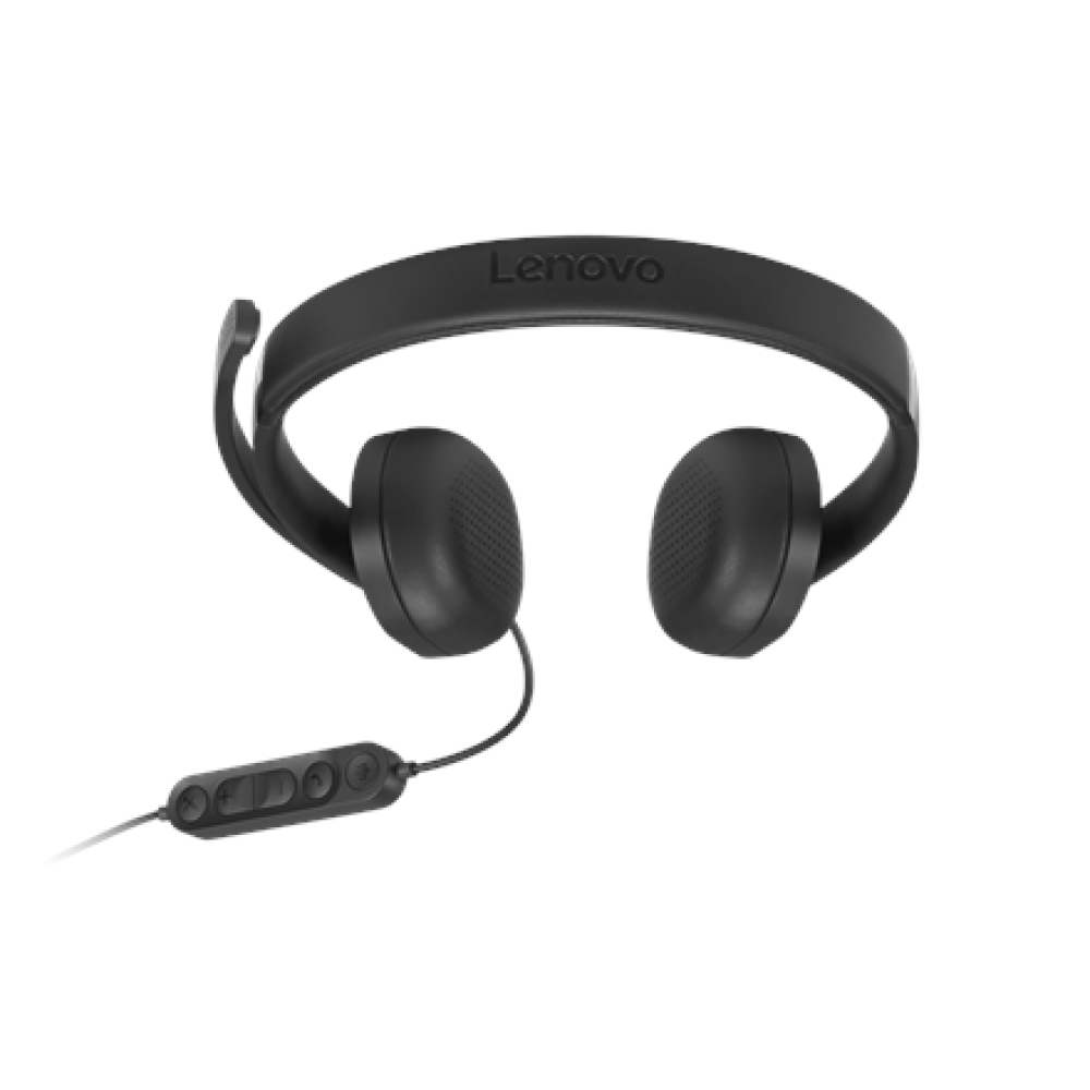 Lenovo Wired VoIP Headset 5000 (Teams) , Built-in microphone , USB Type-A, USB Type-C , Black