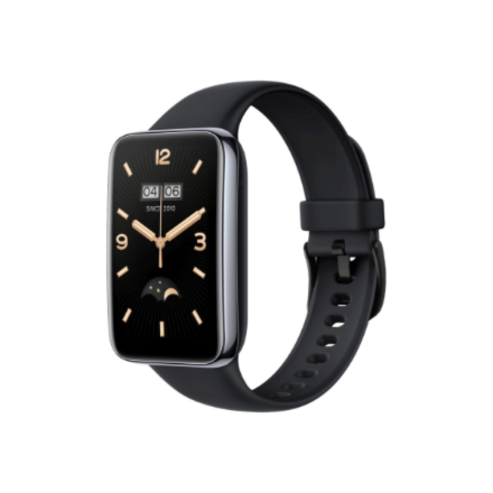 Fixed , Silicone Strap for Xiaomi Mi Smart Band 7 Pro , Black