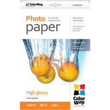 ColorWay A4, High Glossy Photo Paper, 20 Sheets, A4, 200 g/m²