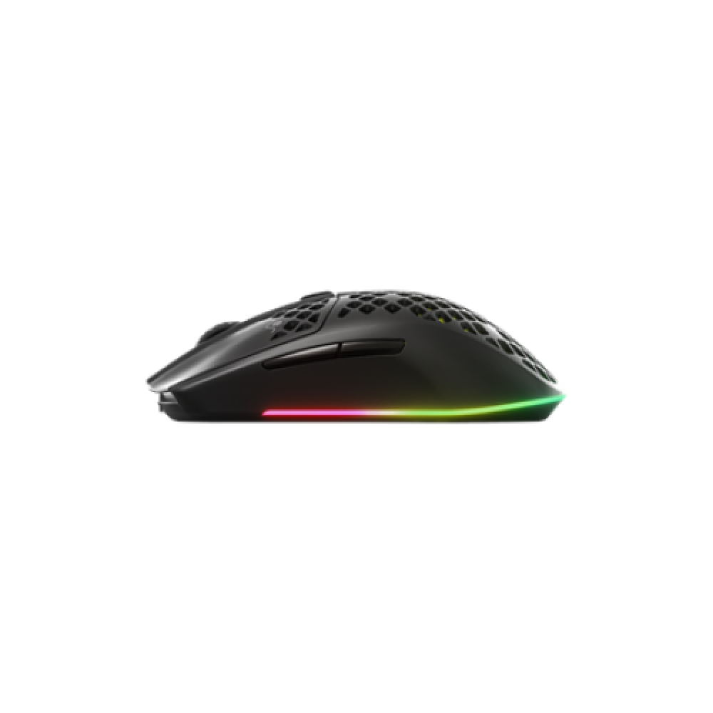 SteelSeries Gaming Mouse Aerox 3 Wireless (2022 Edition), Optical, RGB LED light, Onyx, Wireless