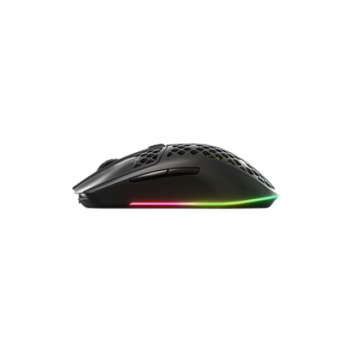 SteelSeries Gaming Mouse Aerox 3 Wireless (2022 Edition), Optical, RGB LED light, Onyx, Wireless
