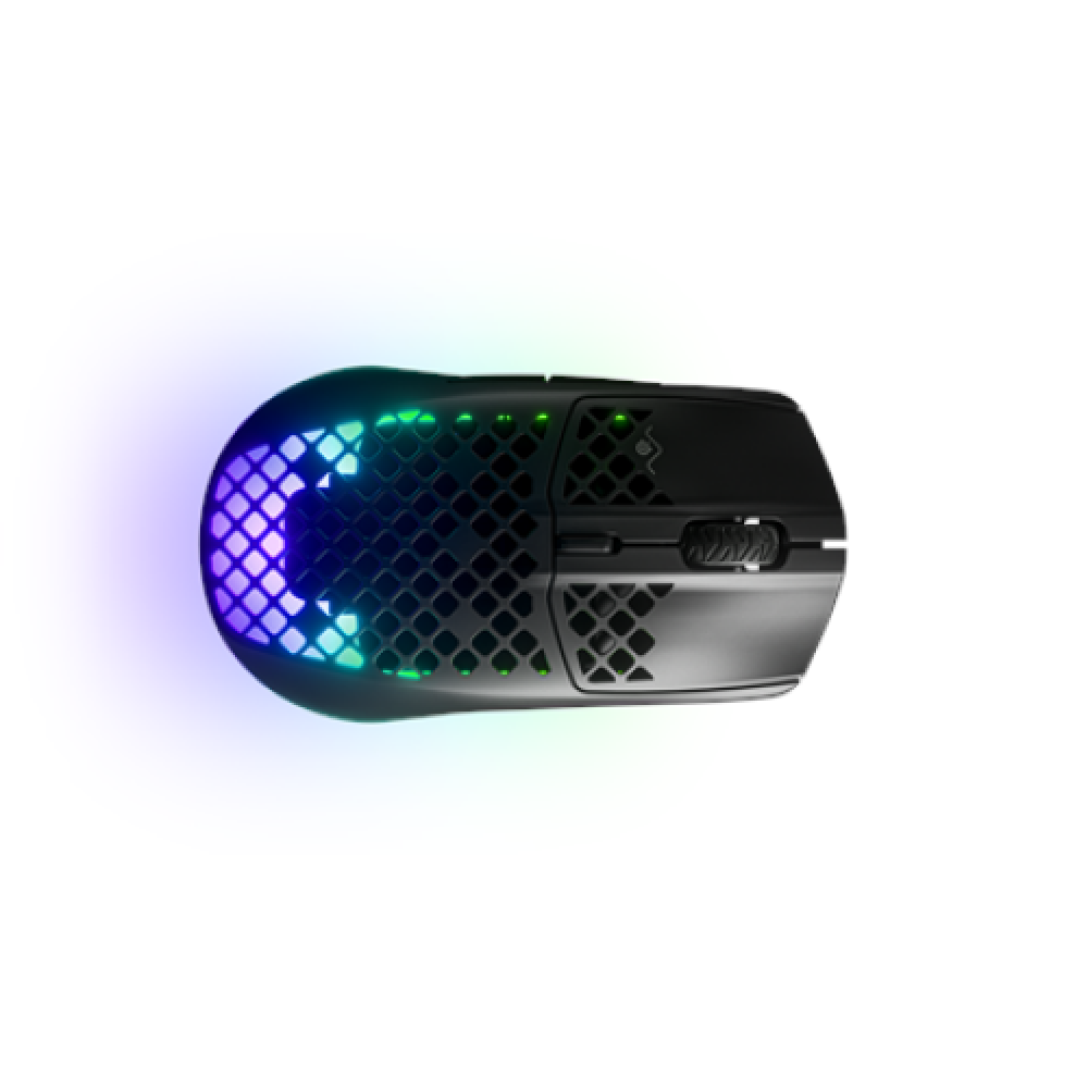 SteelSeries Gaming Mouse Aerox 3 Wireless (2022 Edition), Optical, RGB LED light, Onyx, Wireless