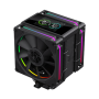 Gamemax CPU Air Cooler , SIGMA 620 LCD BK , Black
