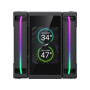 Gamemax CPU Air Cooler , SIGMA 620 LCD BK , Black