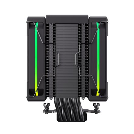 Gamemax CPU Air Cooler , SIGMA 620 LCD BK , Black