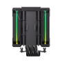 Gamemax CPU Air Cooler , SIGMA 620 LCD BK , Black