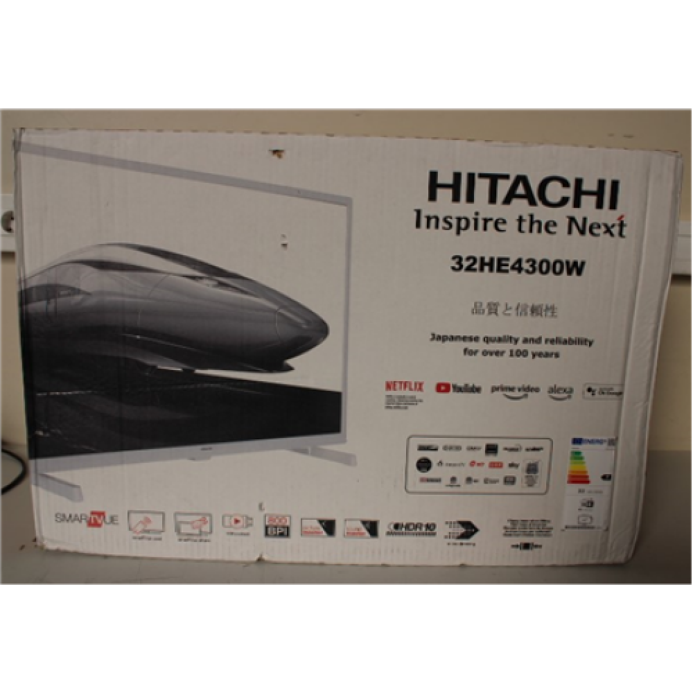 SALE OUT. HITACHI 32HE4300W FHD Smart TV , DAMAGED PACKAGING