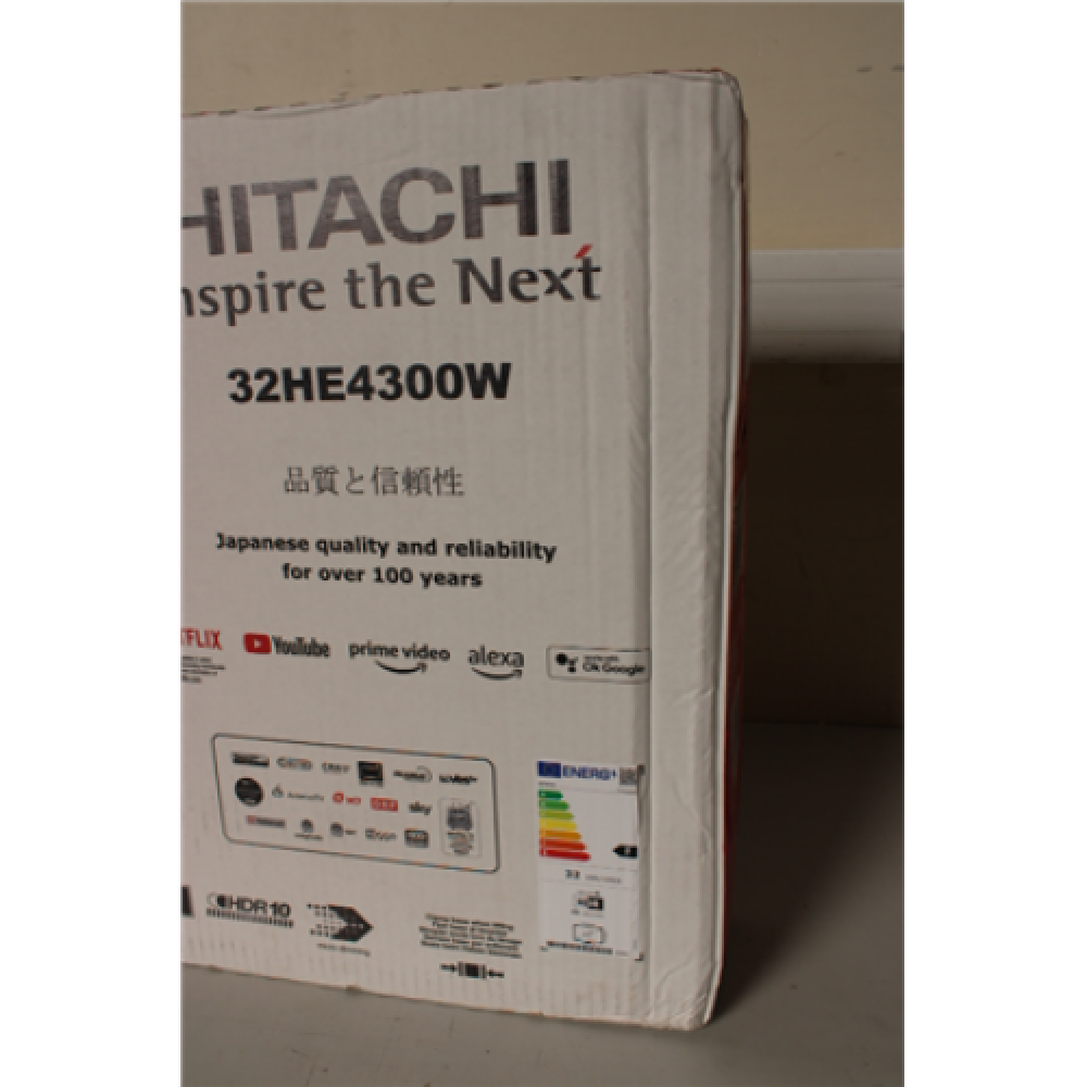 SALE OUT. HITACHI 32HE4300W FHD Smart TV , DAMAGED PACKAGING