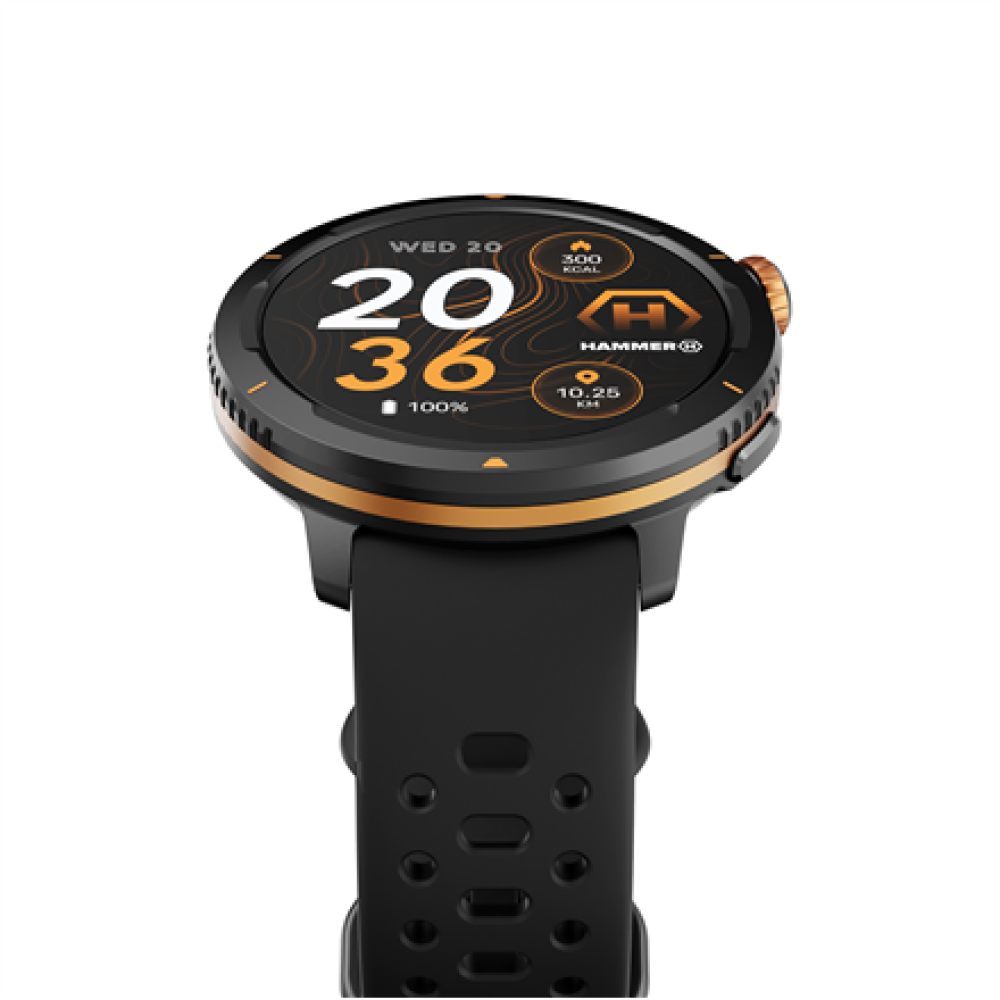 Hammer Watch 2 Lite , Smart watch , AMOLED , 1.43 , Waterproof , Black
