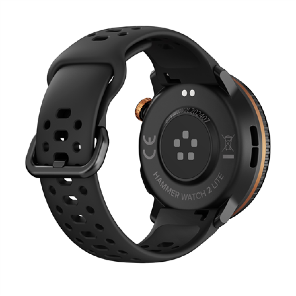 Hammer Watch 2 Lite , Smart watch , AMOLED , 1.43 , Waterproof , Black
