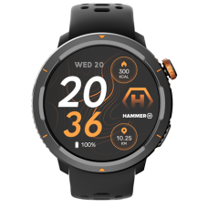 Hammer Watch 2 Lite , Smart watch , AMOLED , 1.43 , Waterproof , Black