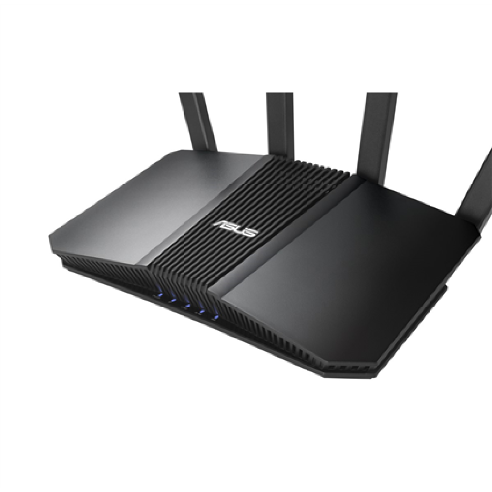 Asus WiFi 7 Dual-Band Extendable Router , RT-BE82U BE6500 , 802.11be , 10/100/1000/2500 Mbit/s , Ethernet LAN (RJ-45) ports 4 , Mesh Support Yes , MU-MiMO Yes , No mobile broadband , Antenna type External