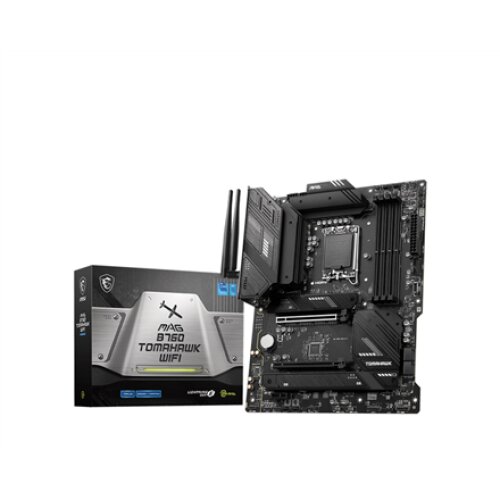 MSI , MAG B760 TOMAHAWK WIFI , Processor family Intel , Processor socket LGA1700 , DDR5 , Supported hard disk drive interfaces SATA, M.2 , Number of SATA connectors 4