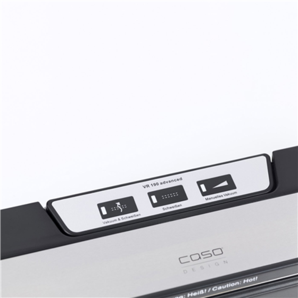 Caso , Bar Vacuum sealer , VR 190 advanced , Power 100 W , Temperature control , Black
