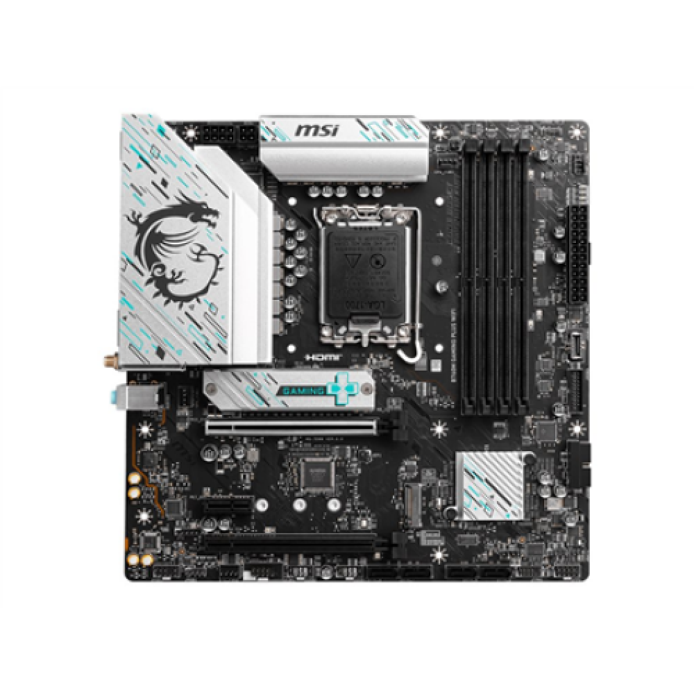 MSI , B760M GAMING PLUS WIFI , Processor family Intel , Processor socket LGA1700 , DDR5 , Supported hard disk drive interfaces SATA, M.2 , Number of SATA connectors 4