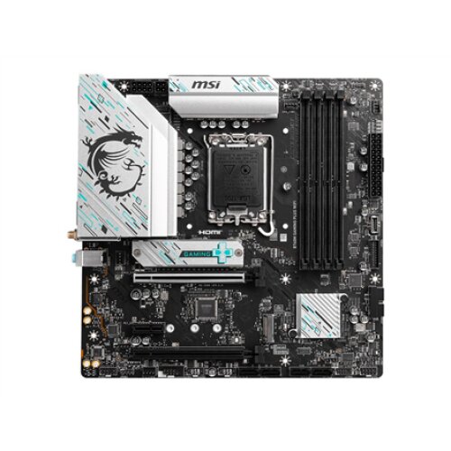 MSI , B760M GAMING PLUS WIFI , Processor family Intel , Processor socket LGA1700 , DDR5 , Supported hard disk drive interfaces SATA, M.2 , Number of SATA connectors 4