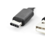 Digitus USB Type-C connection cable, Type USB-A to USB-C , AK-300154-018-S