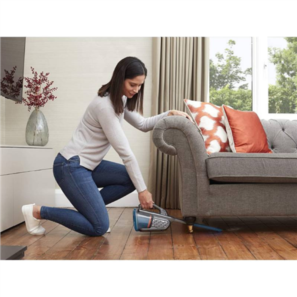 BLACK & DECKER Vacuum Cleaner , BHHV520BF-QW , Cordless operating , Handstick , 18 V , Blue/Gray
